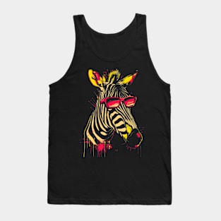 Zebra Stripes Sync Tank Top